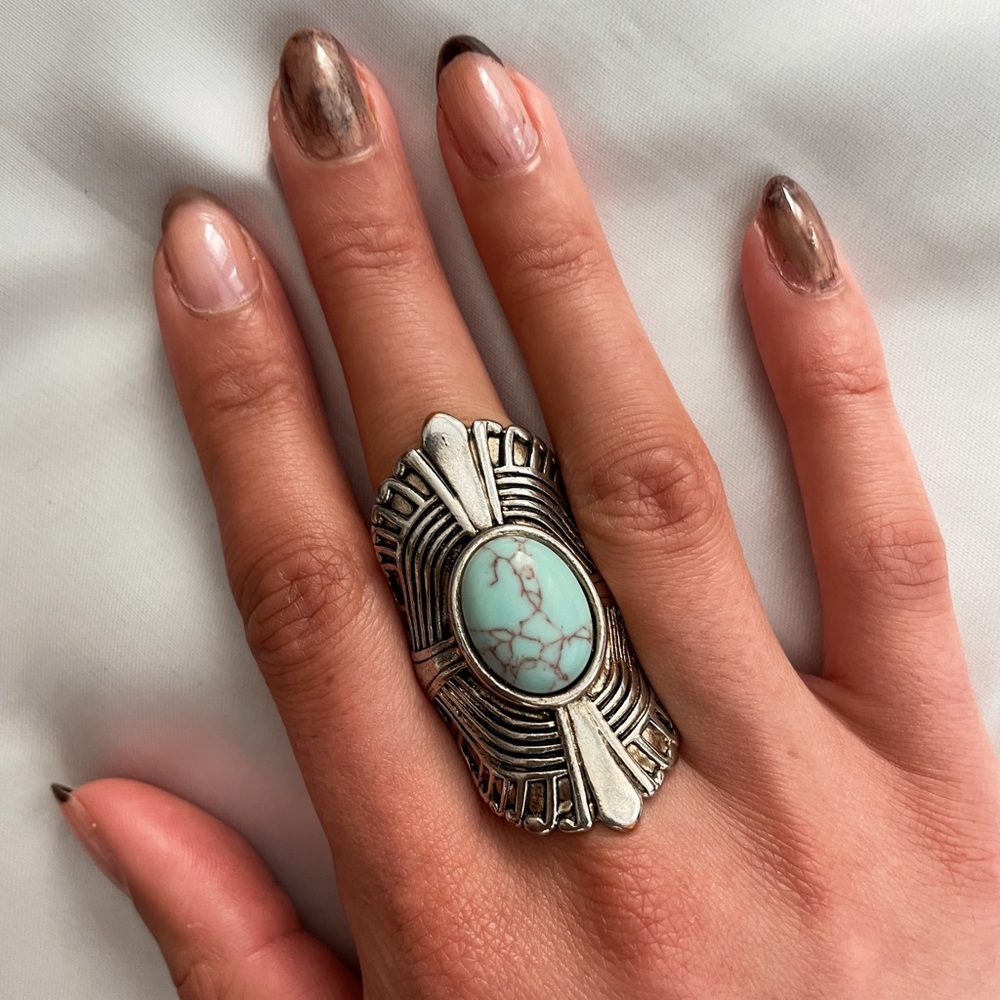 Silver Rock Ring